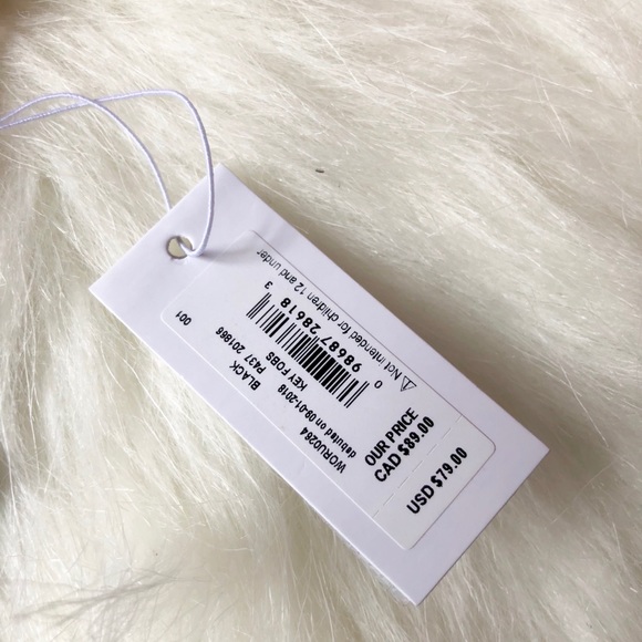 Kate Spade ♠️ NWT Faux Fur Cat Keychain/Charm - Picture 3 of 5